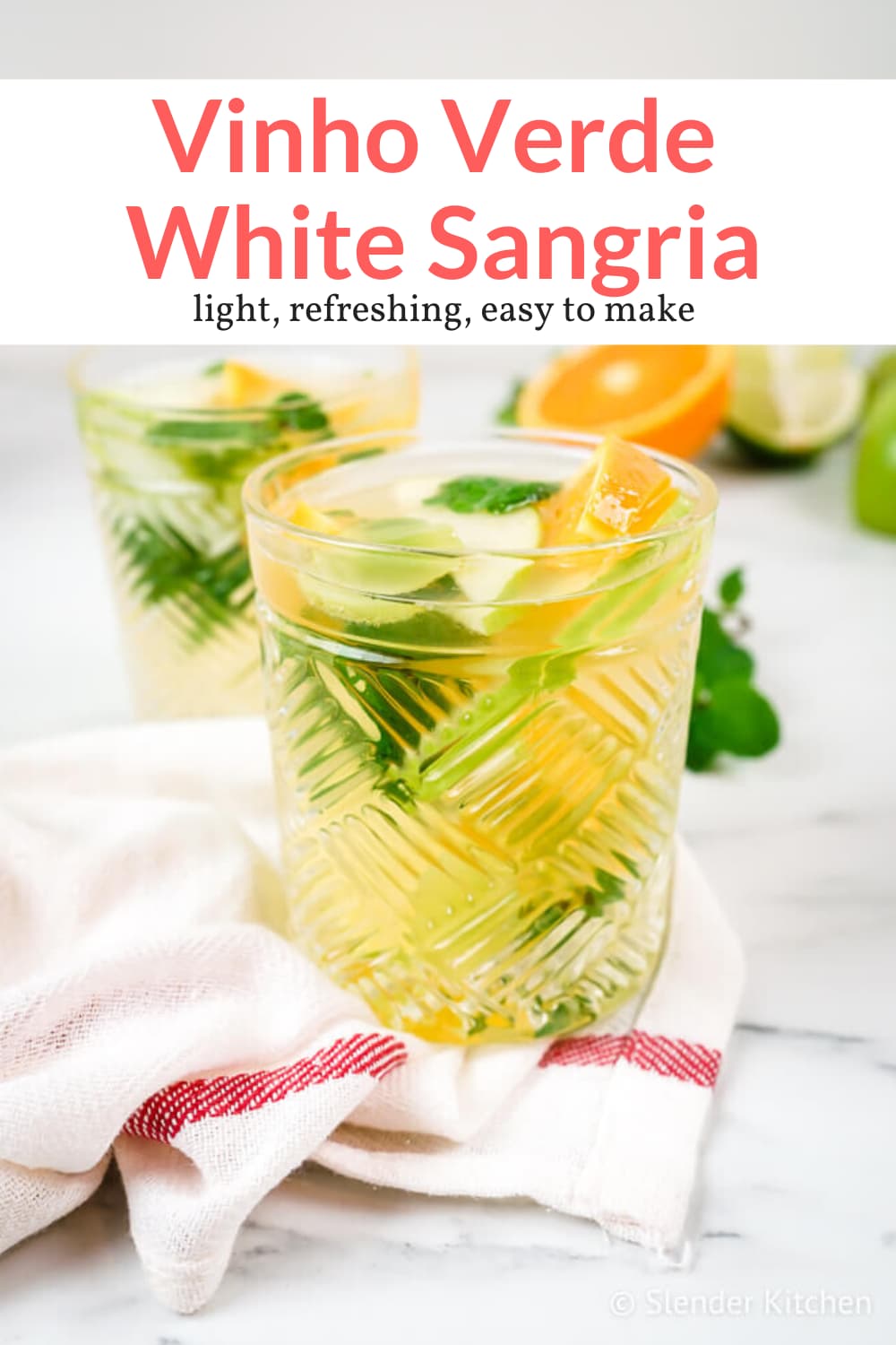Vinho Verde White Sangria Slender Kitchen