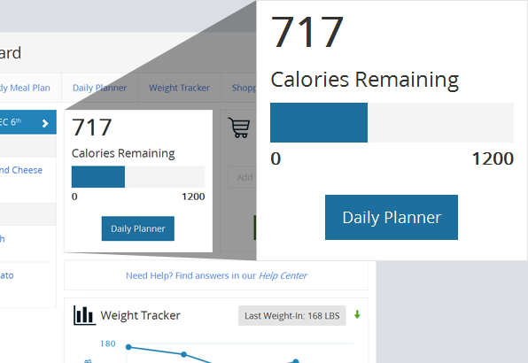 Calorie Tracker Widget