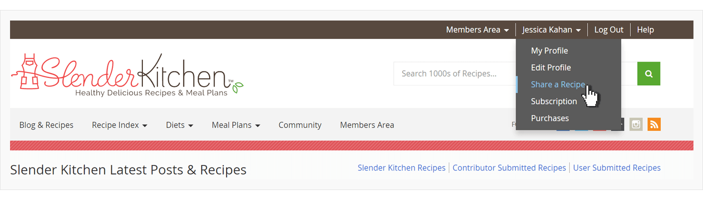 Share a Recipe